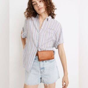 Madewell Chronicle Shirt in Rainbow Stripe